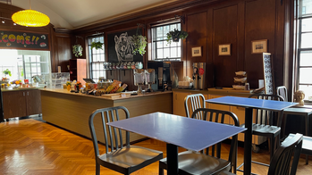 interior shot of watermark cafe