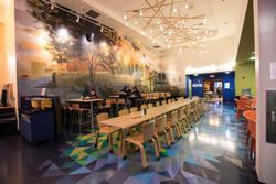 interior shot of portfolio cafe