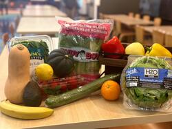 a group of produce items from portfolio cafe